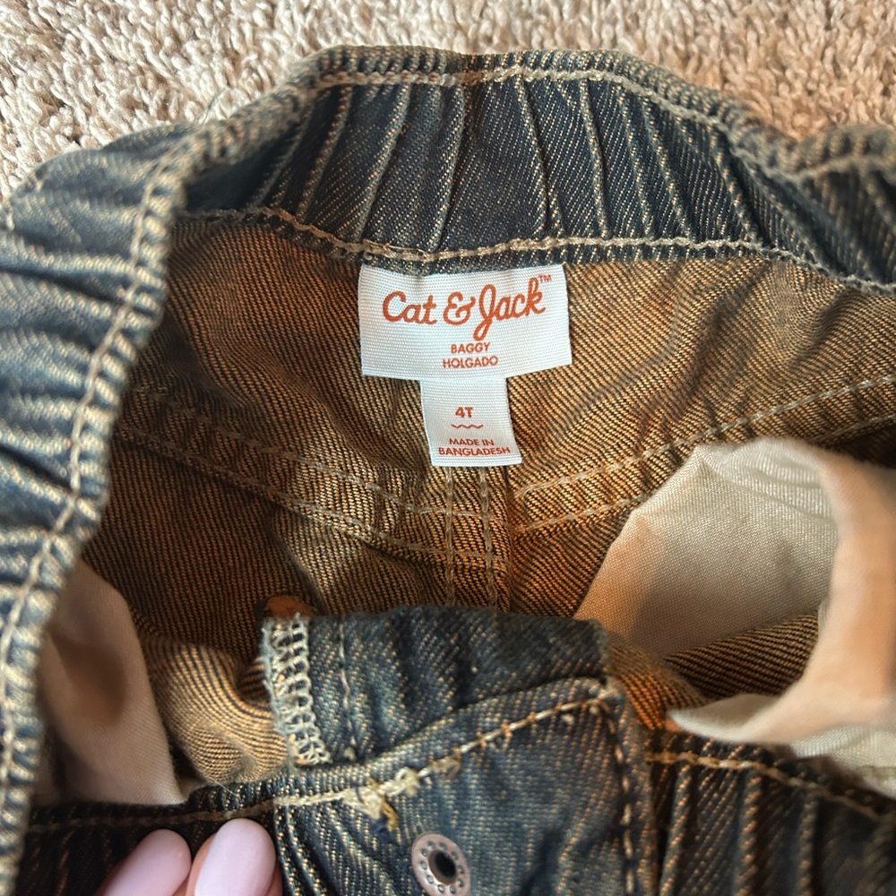 Cat & Jack Relaxed Blue Denim Jeans